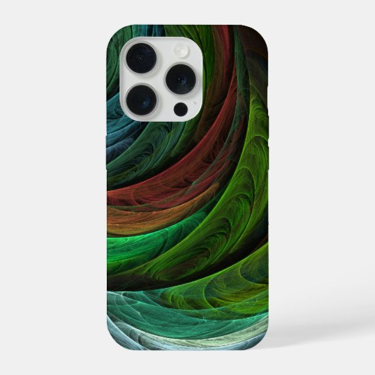 Kleur Glorie Modern Abstract Kunstpatroon Elegant iPhone Hoesje (Achterkant)