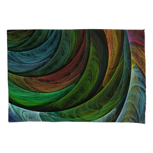 Kleur Glorie Modern Abstract Kunstpatroon Elegant Kussensloop (Voorkant)