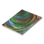 Kleur Glorie Modern Abstract Kunstpatroon Elegant Notitieblok (Gedraaid)