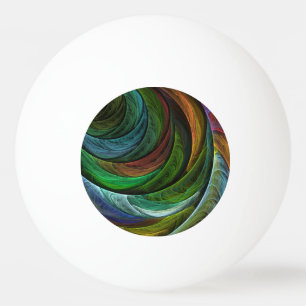 Kleur Glorie Modern Abstract Kunstpatroon Elegant Pingpongballen