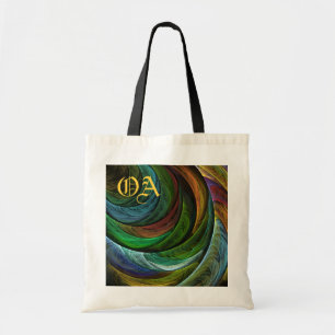 Kleur Glorie Modern Abstract Kunstpatroon Elegant Tote Bag