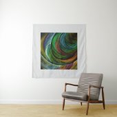 Kleur Glorie Modern Abstract Kunstpatroon Elegant Wandkleed (In Situ (horizontaal))