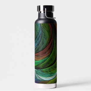 Kleur Glorie Modern Abstract Kunstpatroon Elegant Waterfles