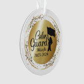 Kleur Guard Marching Band Kerst Ornament (voorkant)