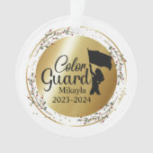 Kleur Guard Marching Band Kerst Ornament (voorkant)