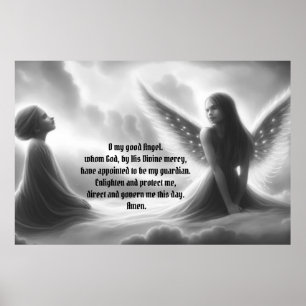 Kleur het Gardian Angel met Prayer Poster