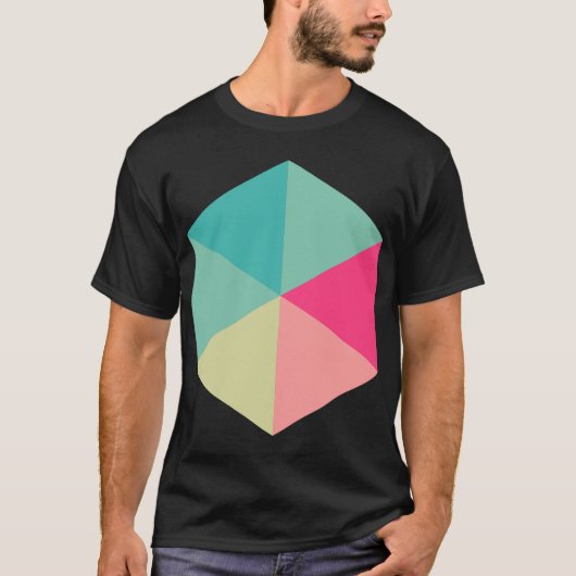 Kleur Hexagon 02 T-shirt (Voorkant)