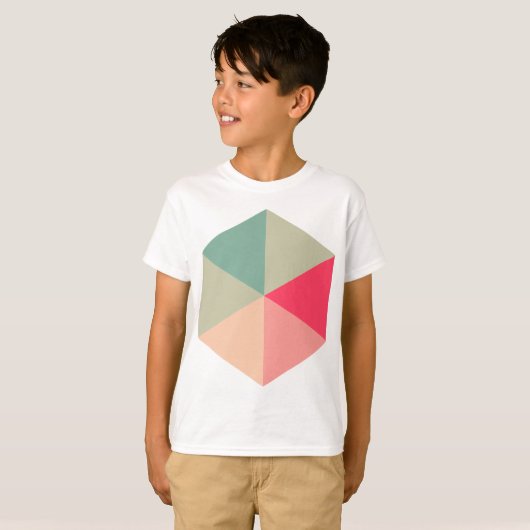 Kleur Hexagon 04 T-shirt (Voorkant volledig)