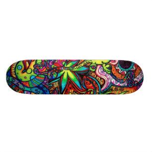Kleur hoog skateboard