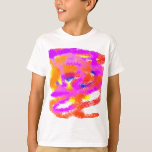 Kleur Ideeën abstracte mind stress T-shirt