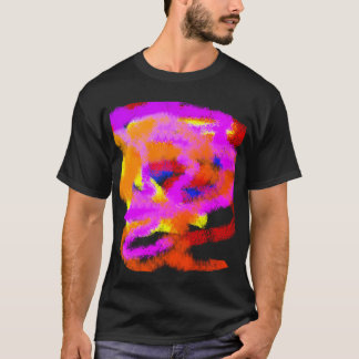 Kleur Ideeën abstracte mind stress T-shirt