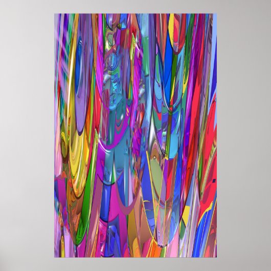 Kleur in beweging poster (Voorkant)