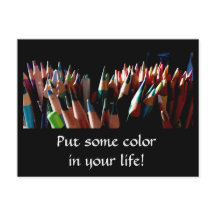 Kleur in je leven Postcrossing Briefkaart