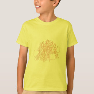 Kleur in Shirten - pompoenen in een schok van maïs T-shirt