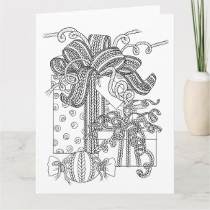KLEUR JE EIGEN Brei Cadeau Grote Verjaardagskaart Kaart