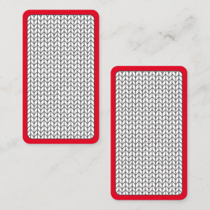 KLEUR JE EIGEN Breien Rood Bladwijzer Kaart Notitiekaartje