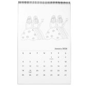 Kleur je eigen kalender (Jan 2026)