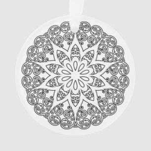 Kleur je eigen MANDALA - doe-het-zelf kleurboek 1 Ornament