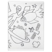 Kleur je eigen ruimte klembord (Achterkant)