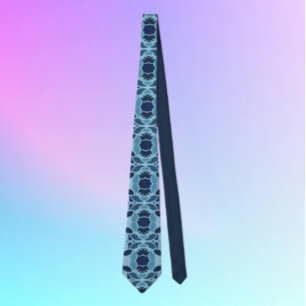 Kleur Leuke Blauwe Collage Heren Das