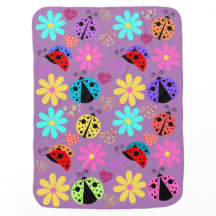 Kleur Lieveheersbeestjes en bloemen