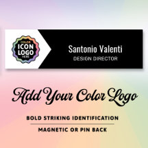 Kleur Logo Klassiek Zwart Wit Chevron Zakelijk ID