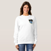 Kleur Logo (voor & achter) Dames Sweatshirt (Voorkant volledig)