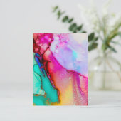 Kleur Mashup Briefkaart (Staand voorkant)