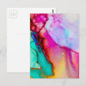 Kleur Mashup Briefkaart (Voorkant / Achterkant)