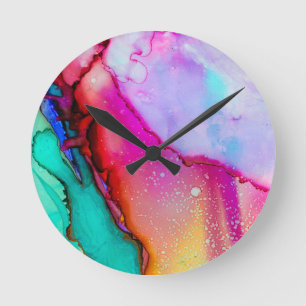 Kleur Mashup Ronde Klok