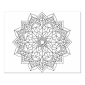 Kleur ME Bloem Art Stempel (Afrduk)