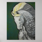 Kleur me dappel bij Heather Ledbetter Poster (Voorkant)