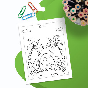Kleur me dinosaurus eieren   Activiteit Kaarten