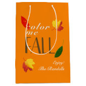 Kleur me Herfst gepersonaliseerd Medium Cadeauzakje (Voorkant)
