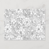 Kleur me in B4 met jasmine ・ Aangepast Briefkaart (Voorkant)