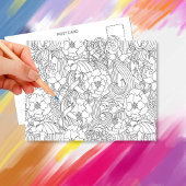 Kleur me in B4 met jasmine ・ Aangepast Briefkaart