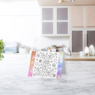 Kleur me je bent zo geliefd dat je snel goed kunt kaart