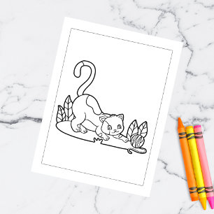 Kleur-me-kat-speeldoos   KINDER KAARTEN
