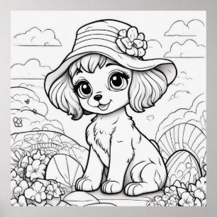 Kleur me  :-) poster