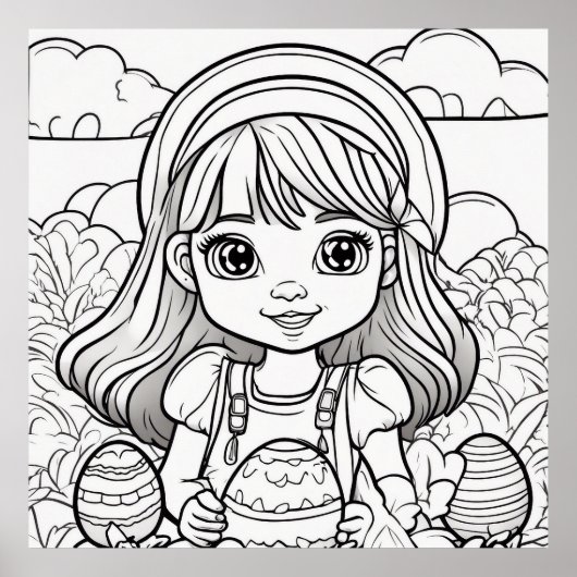 Kleur me :-) poster (Voorkant)