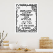 Kleur me  poster (Keuken)