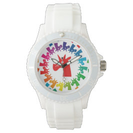 Kleur Me Rainbow Eenhoorn Horloge