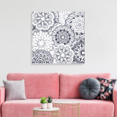 Kleur me  - Verpakt Canvas (Gloss) Afdruk (Insitu (Woonkamer))