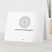 kleur me - wenskaart te groot kaart (Achterkant)