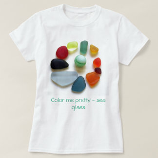 Kleur me - zee glas t-shirt