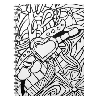 Kleur me zwart-wit drie notitieboek