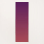 Kleur met karmozijnrode gradiënt  yogamat (Achterkant)