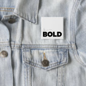 Kleur met minimale standaard aangepaste achtergron vierkante button 5,1 cm (In situ)