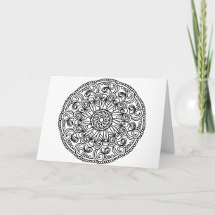 kleur mij draai bloemen wenskaart kaart