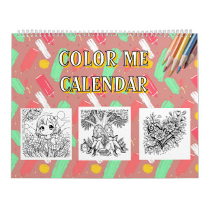 Kleur mij Leuke volwassen kleuren Kalender